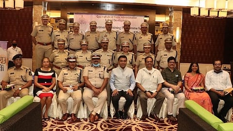 CM dr. Pramod Sawant Attended  Valedictory function for training of DYSP's of Goa Police Service. 