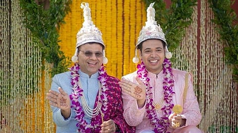 For first time in Telangana gay couple got married