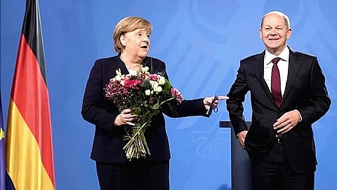 Angela Merkel & Olaf Scholz