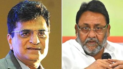 किरीट सोमय्या, नवाब मलिक 