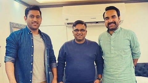 MS Dhoni special look for the new ad shoot 