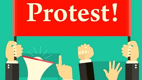 GMC Vendors Protest