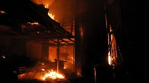 A fire at distillery in Nesai has cost billions