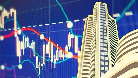 The share market opened with a fall on Monday 