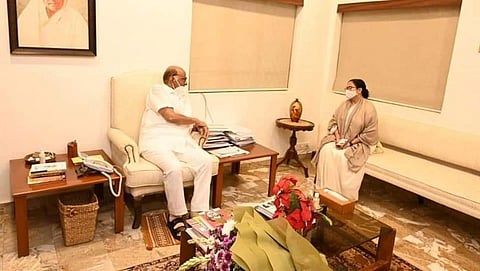 Shadar Pawar & Mamata Banerjee 