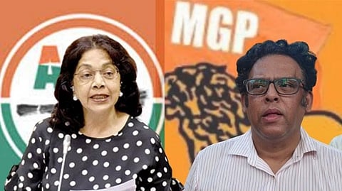एलिना साल्ढाणा यांचा आपमध्ये प्रवेश, प्रवीण झांट्ये मगोच्या वाटेवर