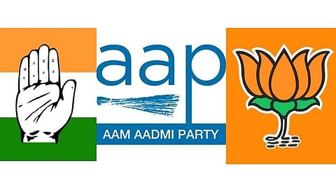 Congress AAP BJP