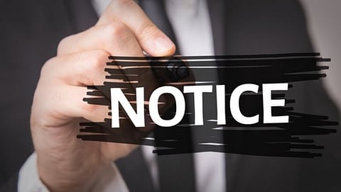 Notice