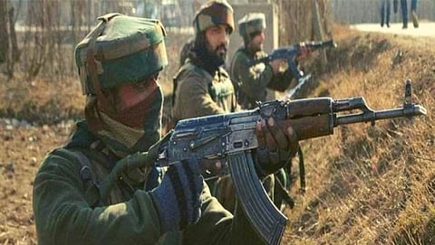 Encounter underway between security forces and terrorists in Pulwama district