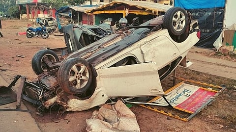 Goa Police Accident