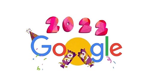 Google welcomes the new year in a unique way by creating doodles