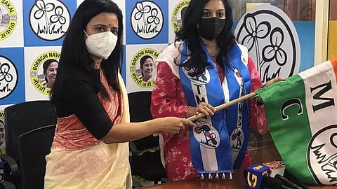 former Spokesperson of South Goa In Congress Rakhi Prabhudessai Naik joins Goa Trinamool Congress