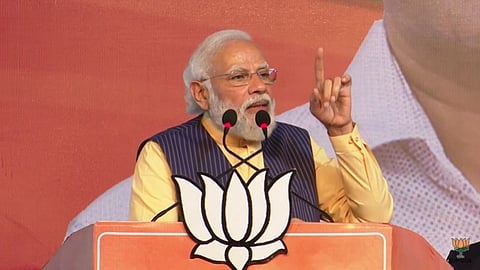 PM Narendra Modi address rally in Mapusa