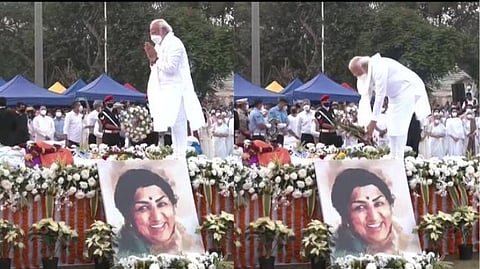 Lata Mangeshkar Funeral