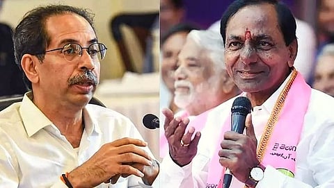 Chief Minister Uddhav Thackeray &   Chief Minister K. C. Rao