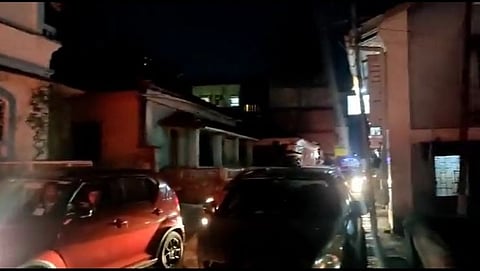 Ambulance stuck in traffic in panaji 