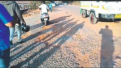 Protest for Road in Kundaim