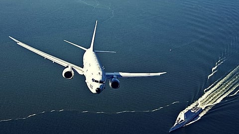 p-8a poseidon plane laser attack