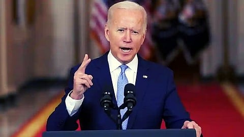 US President Joe Biden