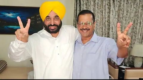 Bhagwant Mann & Arvind Kejriwal