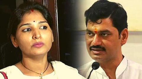 Karuna Sharma and Dhananjay Munde