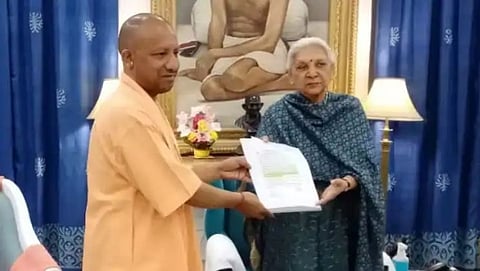 uttar pradesh cm yogi resigns to governor new government can be formed before holi
