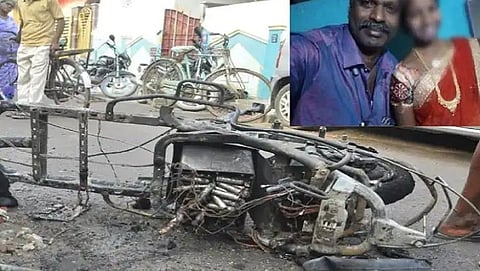 Photographer, daughter die after his e-scooter explodes in Tamil Nadu; pic surfaces
