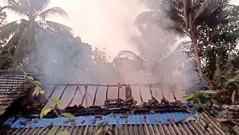 House gutted at Pernem 