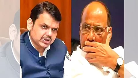 Devendra Fadnavis  and Sharad Pawar