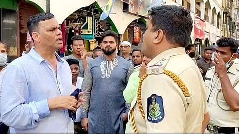 two groups clashed at a mosque in malbhat 
