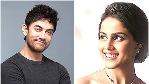 Amir Khan and Genelia D'Souza