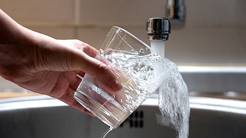 wasting water