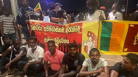 sri lanka Massive protests erupt in heart of Colombo amid economic crisis