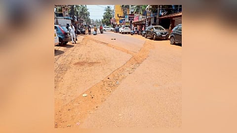 Calangute-Baga road was in poor condition