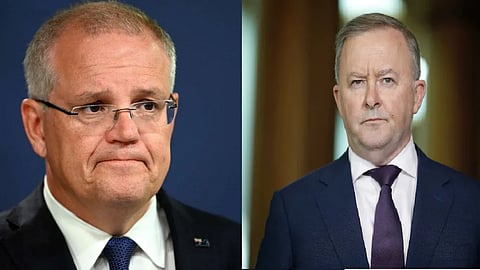 Scott Morrison & Anthony Albanese