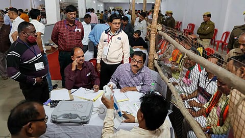 Counting of votes 
