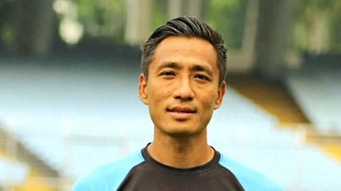 Indian football player Gouramangi Singh 