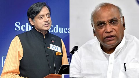 Mallikarjun Kharge & Shashi Tharoor