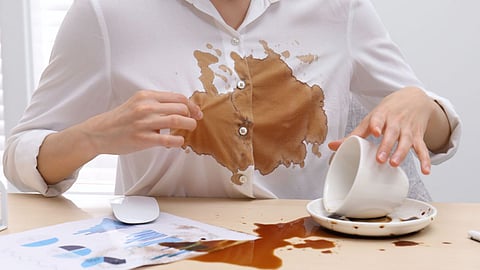 Tea Stains on White Clothes