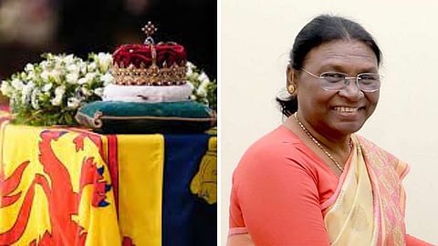 Queen Elizabeth II| President Droupadi Murmu 
