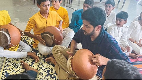 Ghumat Aarti in Goa during ganesh chaturthi 