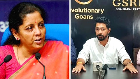 Nirmala Sitharaman And Monoj Parab