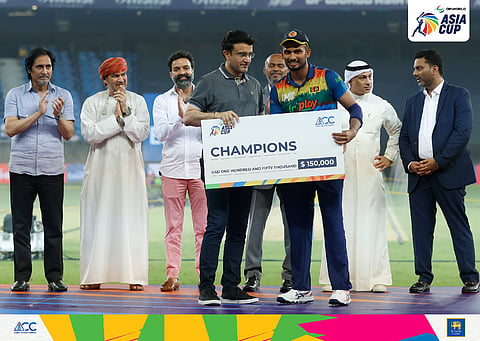 Asia cup 2022 जिंकणाऱ्या श्रीलंकेवर करोडों रूपयांची बरसात 
