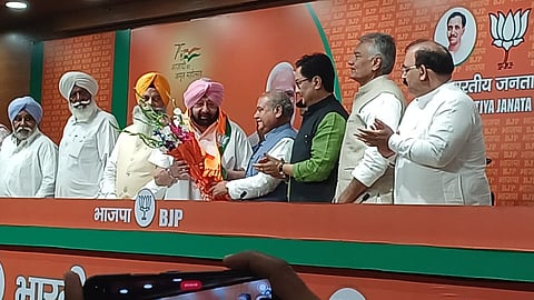 Amrinder Singh Joins BJP: पंजाबचे माजी मुख्यमंत्री अमरिंदर सिंह यांचा भाजपात प्रवेश 
