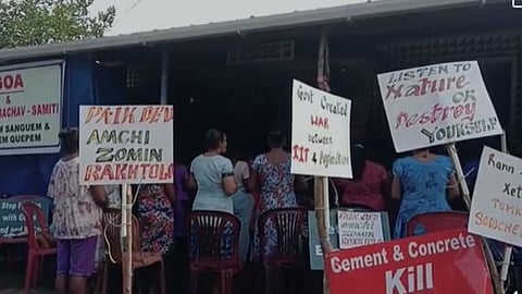 Sanguem protest