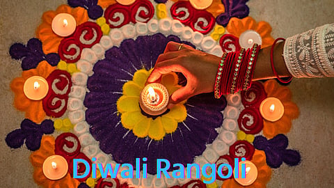 diwali rangoli special news 