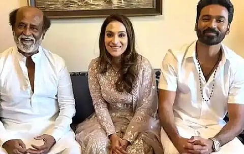 Dhanush, Rajinikanth 