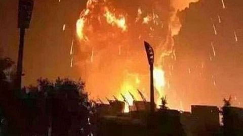 Fire In China