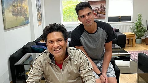 Sachin and Arjun Tendulkar