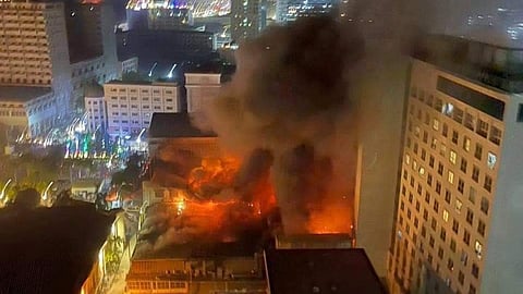 Cambodia Casino Fire VIDEO